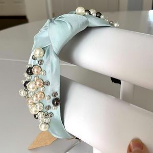 PEARL HEADBAND | New | Aqua Blue